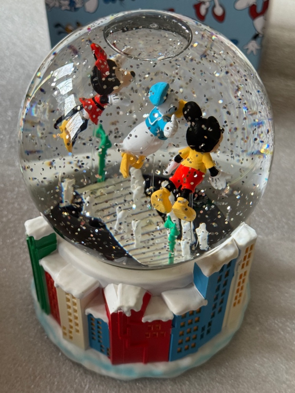 Disney Mickey Mouse & Friends LED Light Parade Balloon Snow Globe Exclusive - Picture 8 of 11